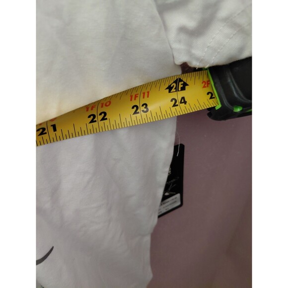 Ed Hardy Men’s XL Skull 13 “Free Forever” White Tee Y2K NWT - Picture 7 of 9